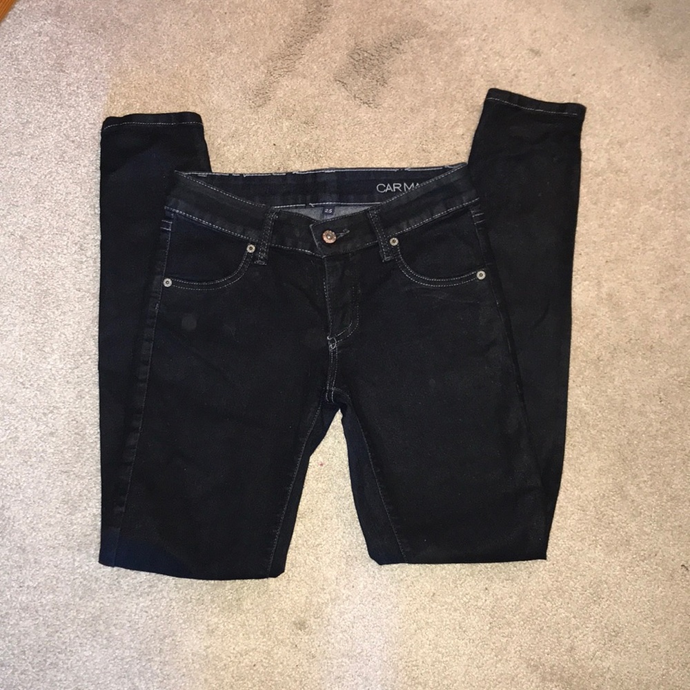 CARMAR black denim skinny jeans